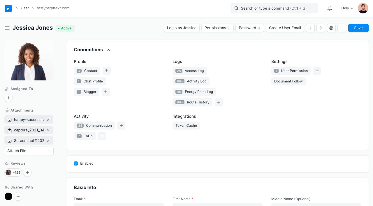 ERPNext User Interface - Comprehensive Business Management Solution